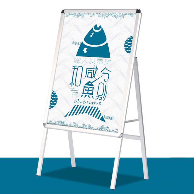 A Frame Board Outdoor Advertising Poster Stand Sign