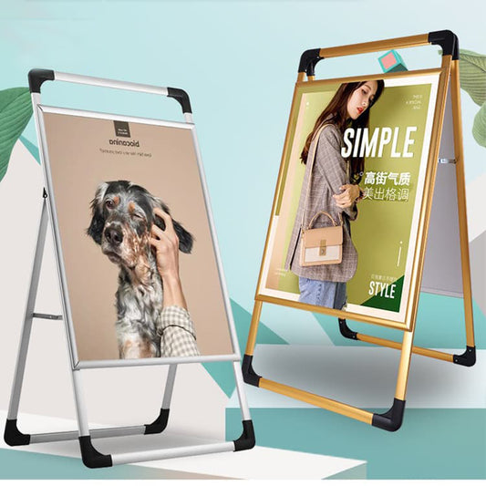 A Frame Signages Snap Poster Holder Aluminum Profile