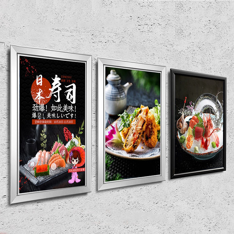 Advertising LED Snap Frame Indoor Ultra Slim Light Box