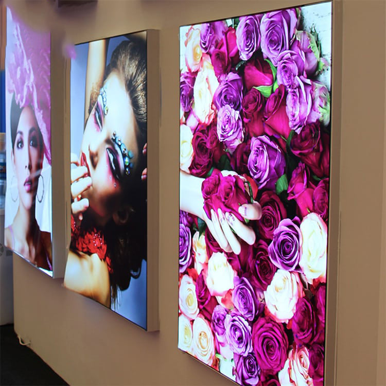 Backlit Fabric Light Box Building Commercial Sign