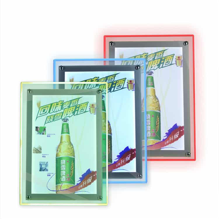 Bar Sign Light Box LED Illuminated Display Signage