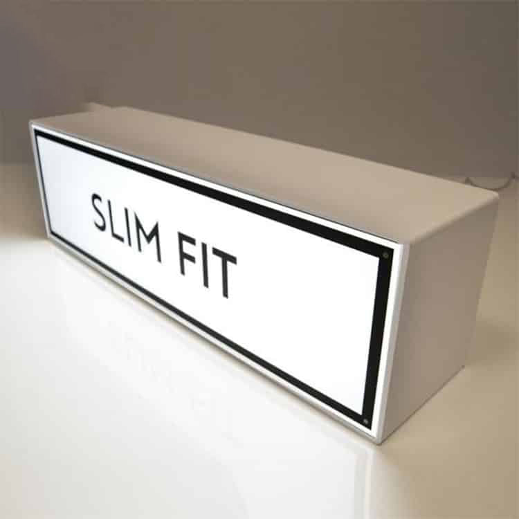 Building Projecting Light Box Sign Outdoor Illuminated