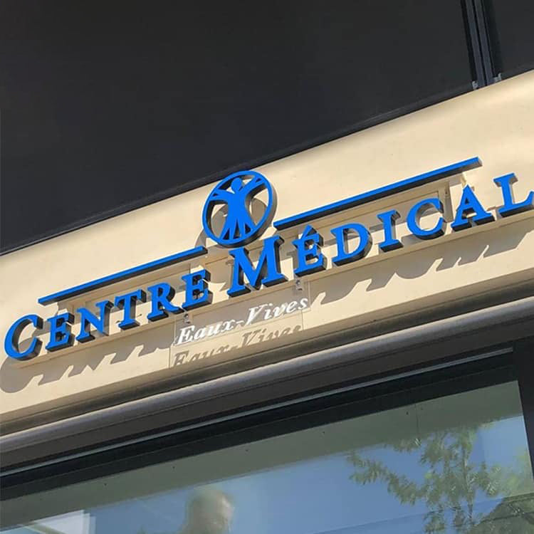 Channel Letter Signs Illuminated Frontlit 3d led Custom