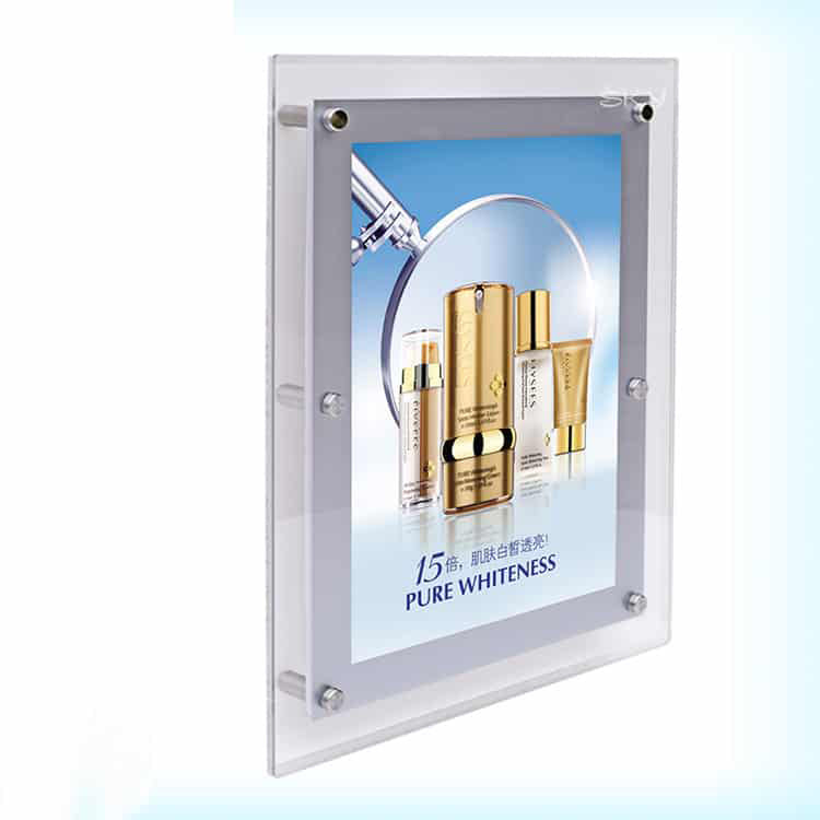 Crystal Acrylic Light Box Custom LED Advertising Signage