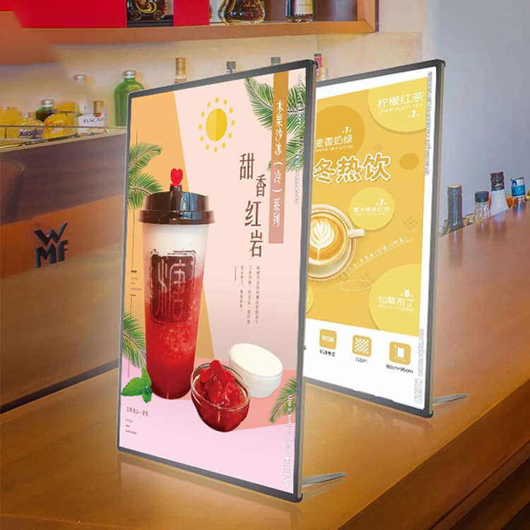 Crystal Acrylic Light Box Custom LED Advertising Signage