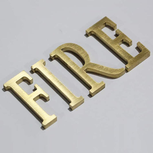 Cut Metal Letter Sign Outdoor Non-illuminated Signage