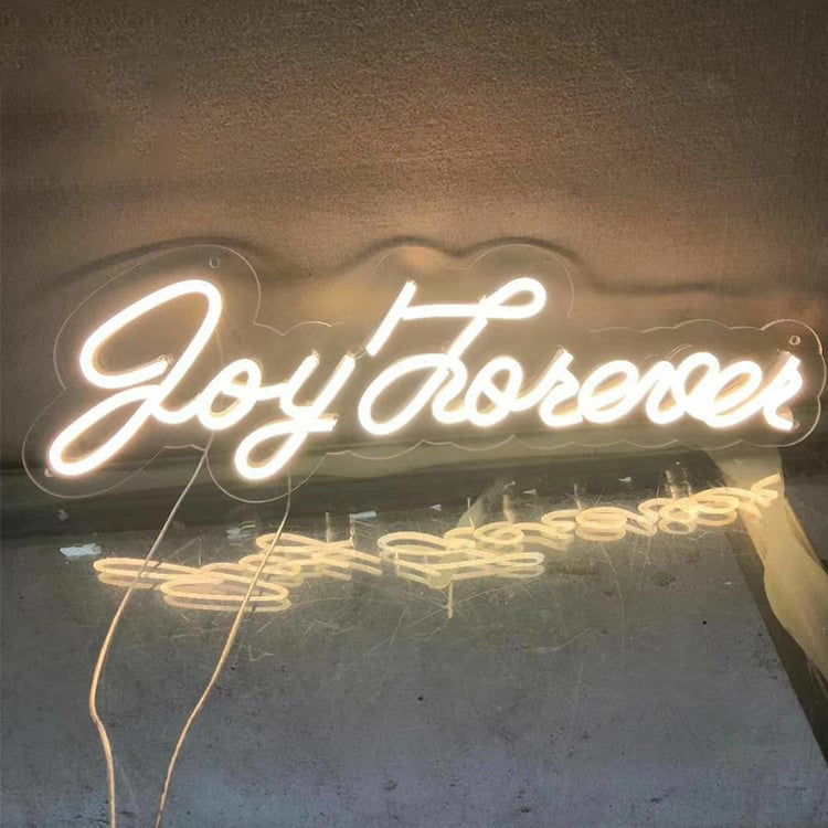 Exterior Neon Sign led Lighting Up Illuminated Signage