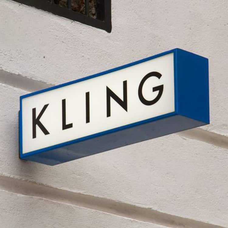Frameless Projecting Light Box Outdoor Cube Sign