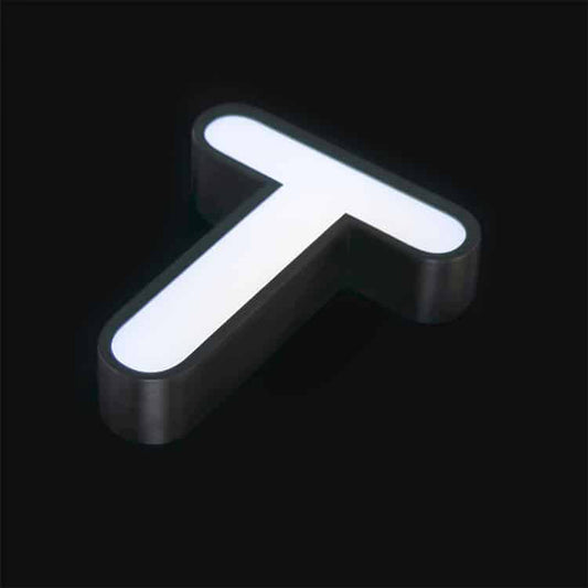 Front Lit Letter & Logo | Custom Exterior Channel LED Sign