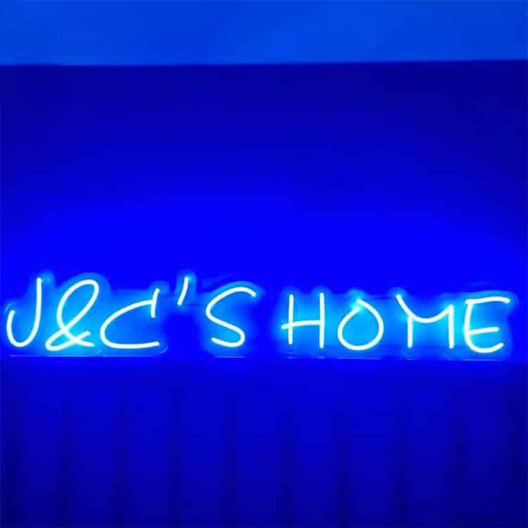 Interior Neon Signs Illuminated Wall Mount Electric Sign