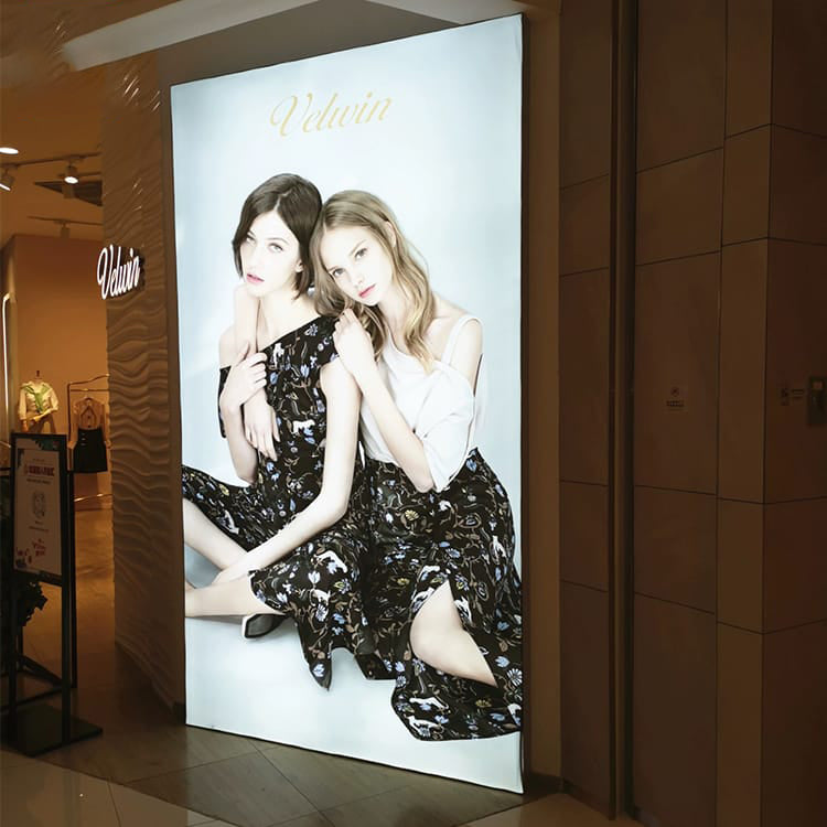 Large Light Box LED Sign Frameless Aluminum Signage