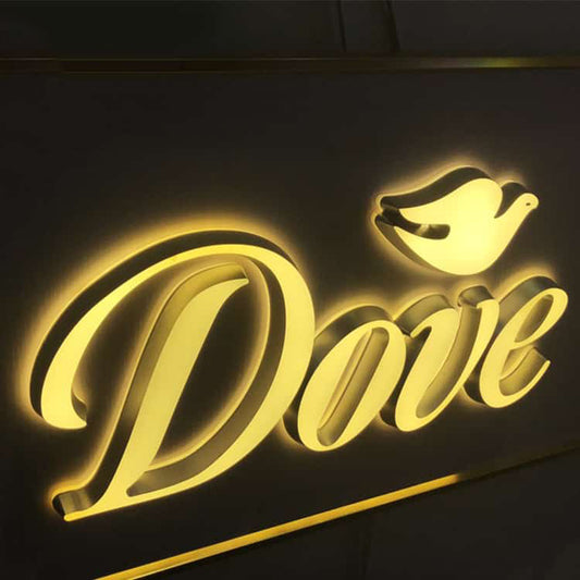 LED Acrylic Sign Letter Wall Mount Channel Lettering
