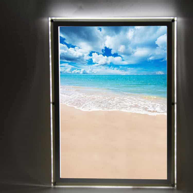 LED Clear Light Boxes Illuminated Advertising Sign