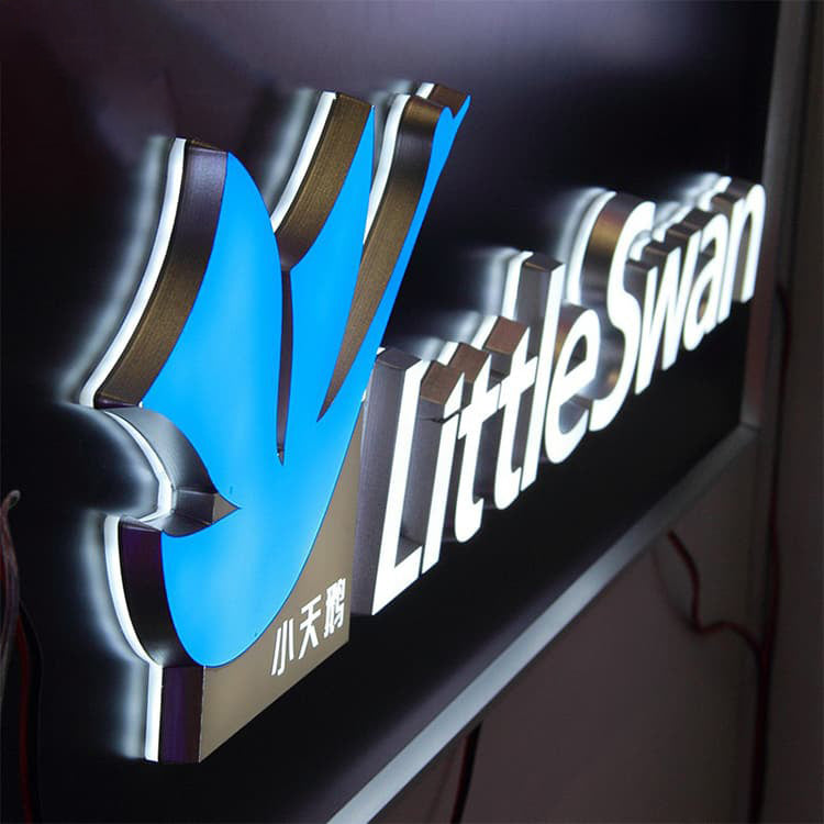Mini Acrylic Letter LED Illuminated Outdoor Sign