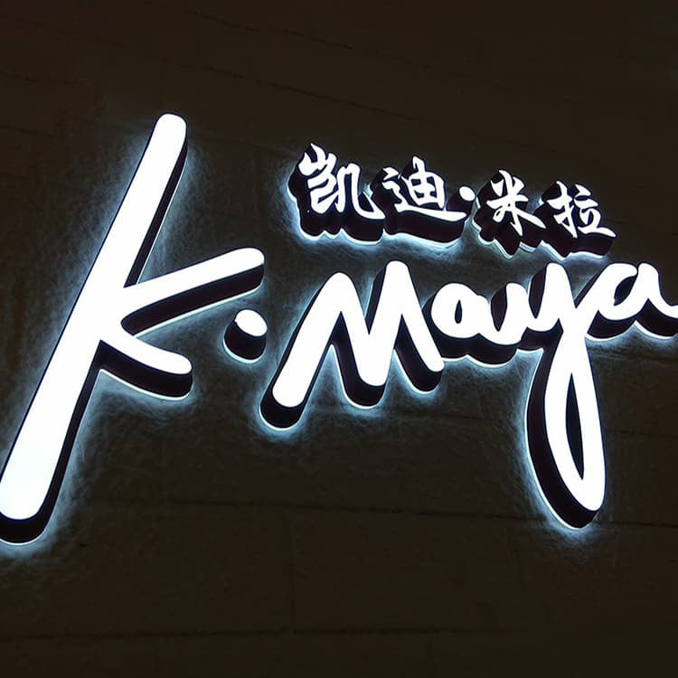 Mini Channel Letter Sign Exterior Illuminated Signage