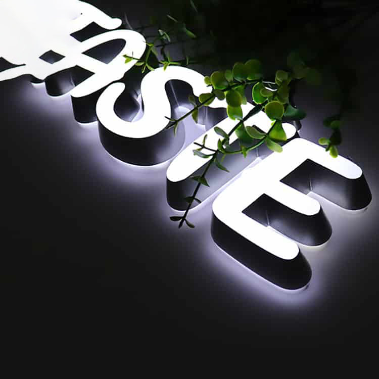 Mini Channel Letters Acrylic Frontlit Backlit Signage