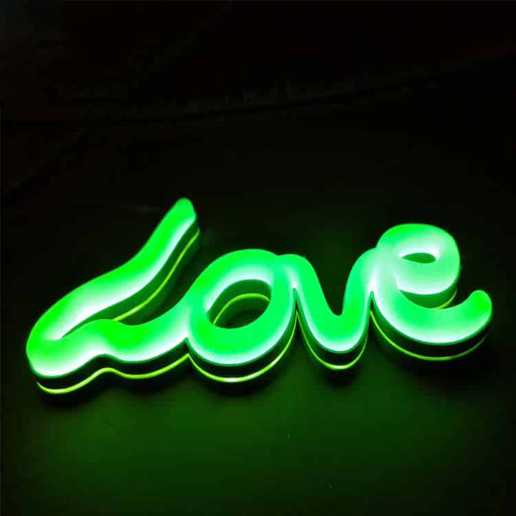 Neon Sign Letter Custom LED Wall Light LOVE Board