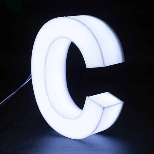 Push Through Sign LED Illuminated Acrylic Channel Letter