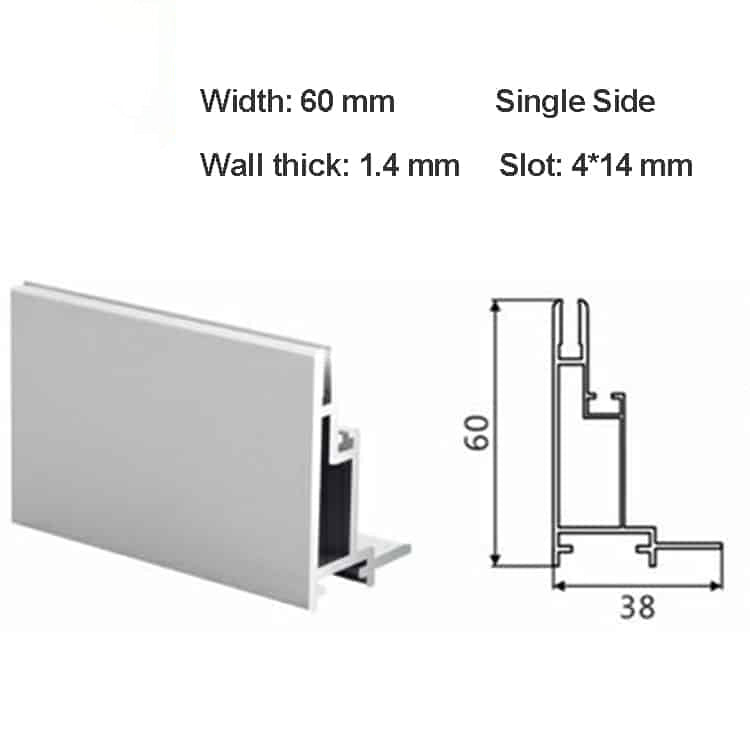 SEG Extruded Aluminum Textile Light Box Material