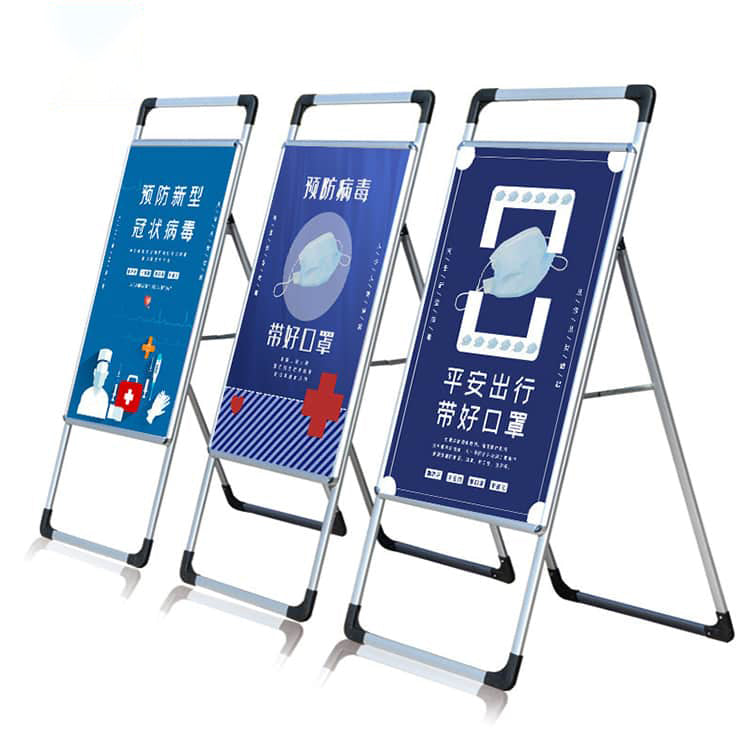 Sidewalk Sign Outdoor Non-illuminated Poster A Frame Stand