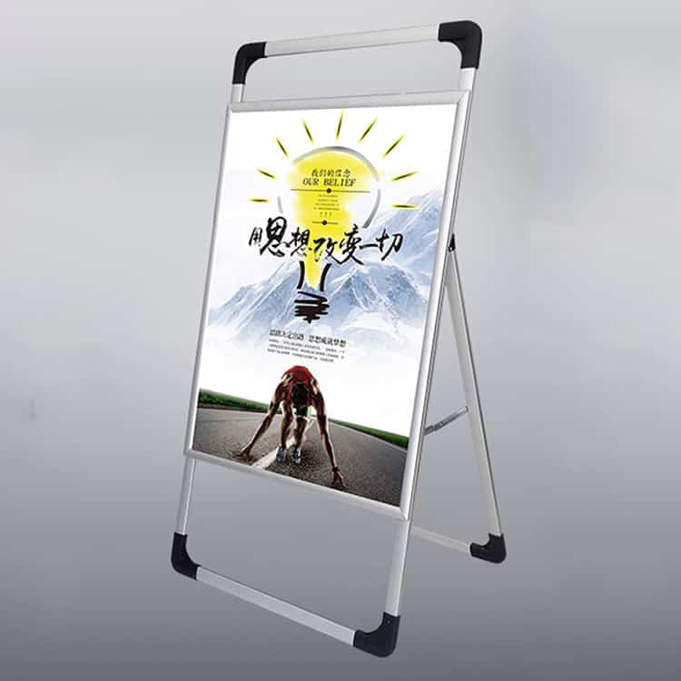 Sidewalk Sign Outdoor Non-illuminated Poster A Frame Stand