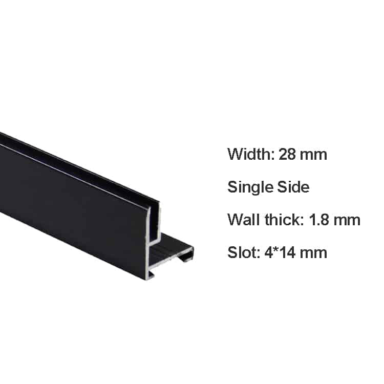 Silicone Edge Graphics Sign Extrusion Aluminum for Signage