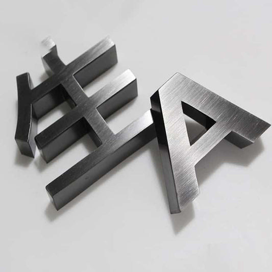 Stainless Steel Letters Exterior 3D Sign