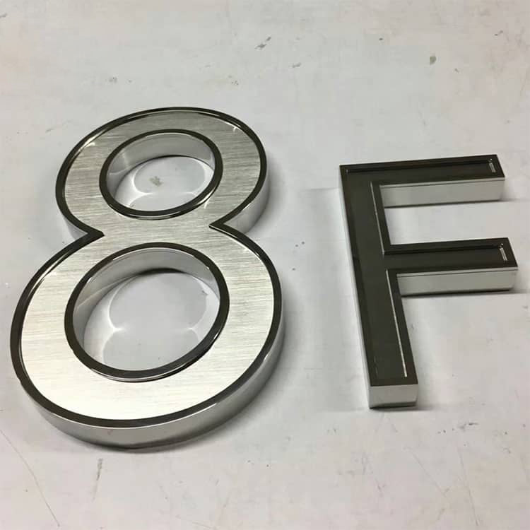 Stainless Steel Letters Exterior 3D Sign