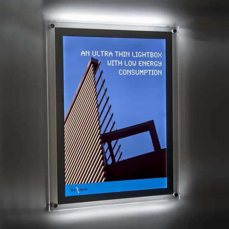 Store Crystal Light Box LED Illuminated Sign for Advertising