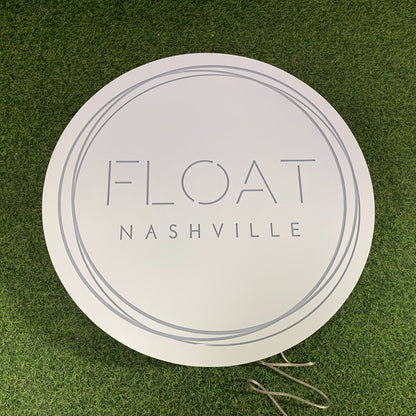 Club Name Store Name Art Logo Metal Light Box