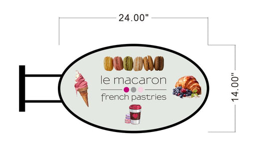 Double Side Light Box le macaron