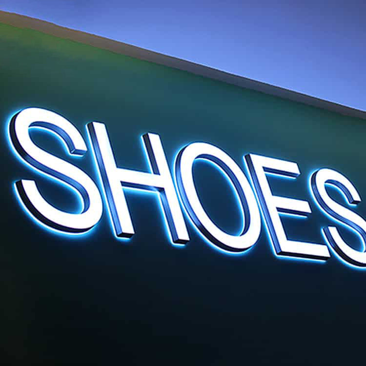 Google Signage Lettering 3D Letter Signage LED Double Side Light Up Acrylic Letters β TP Sign