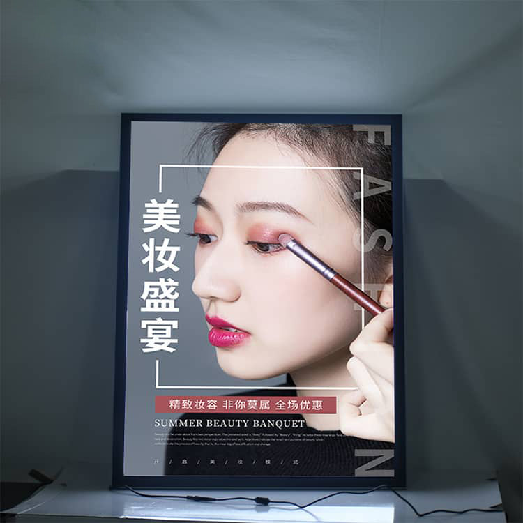 A4 Light Box Sign with Aluminum Magnetic Frame