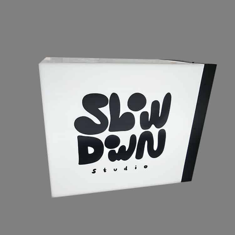 Acrylic Light Boxes Sign Wall Mounted Studio Signage