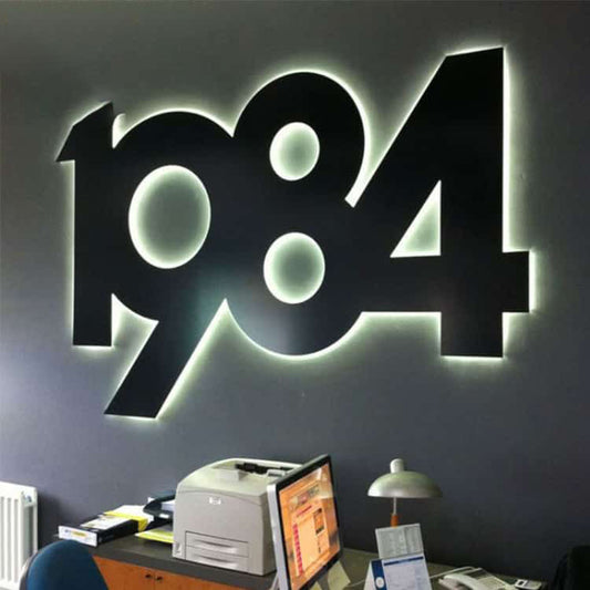 Backlit Channel Letter Sign Stainless Steel LED Signage