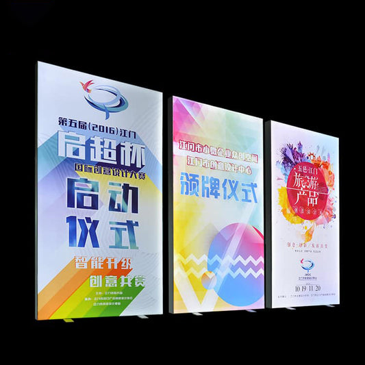Backlit Fabric Light Box Building Commercial Sign