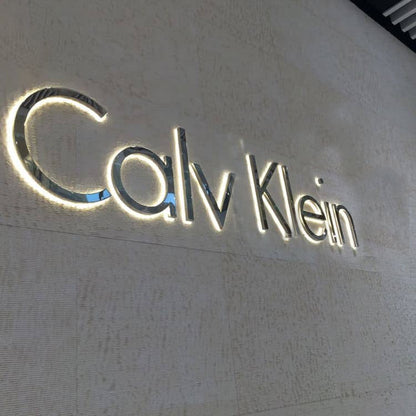 Backlit Letters Signage Custom Stainless Steel Metal Sign