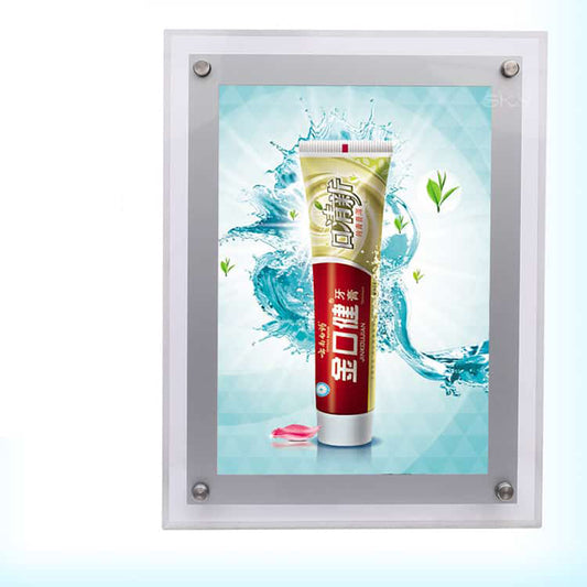 Crystal Acrylic Light Box Custom LED Advertising Signage