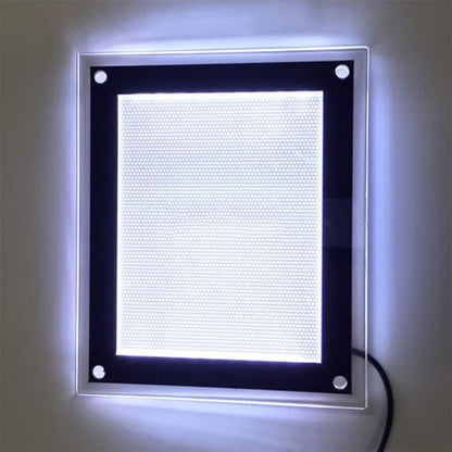 Crystal Light Box Clear LED Acrylic Signage Board
