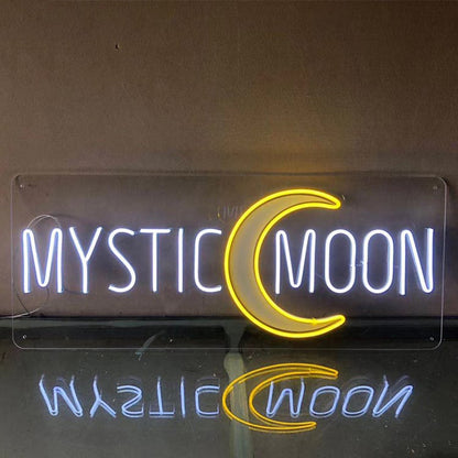 Exterior Neon Sign led Lighting Up Illuminated Signage