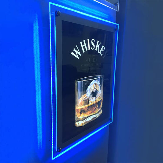 Frameless Crystal Light Box Sign for Indoor Advertising