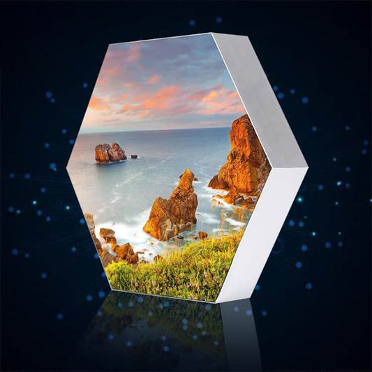 Hexagon Fabric Light Boxes Custom Made Signage Board