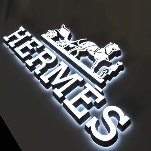 Internally Illuminated Sign LED White 3D Dimensional Signs