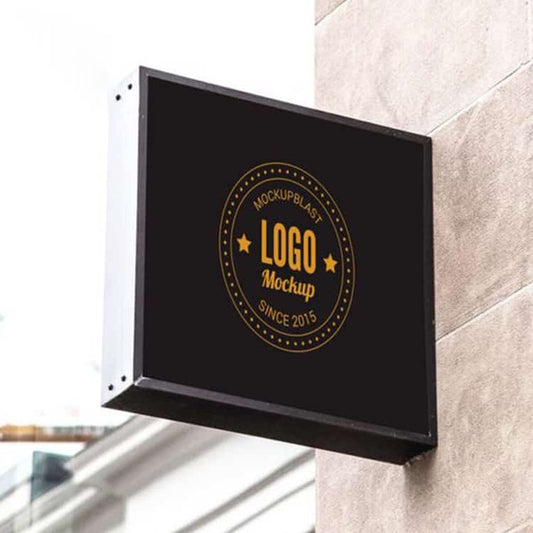 Led Blade Sign Light Box Exterior Building Advertising Signage