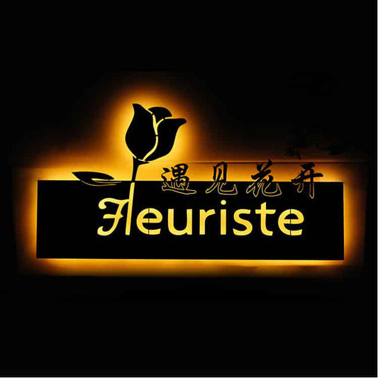 LED Business Signs Store Front Signage Name Plaque