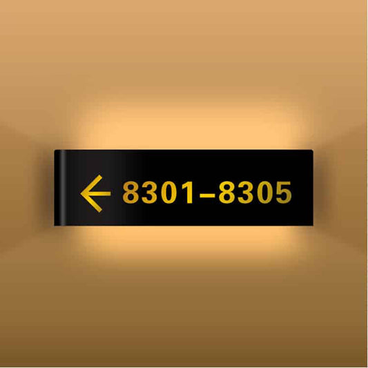 LED Door Sign Illuminated Indoor Wayfinding Signage