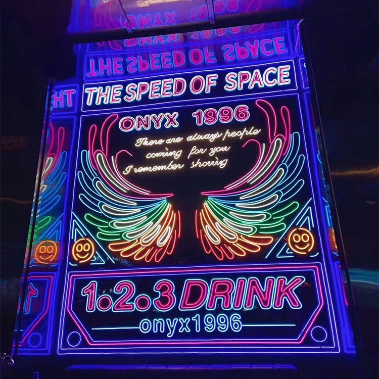 LED Neon Light Sign Interior Advertising Signage Board
