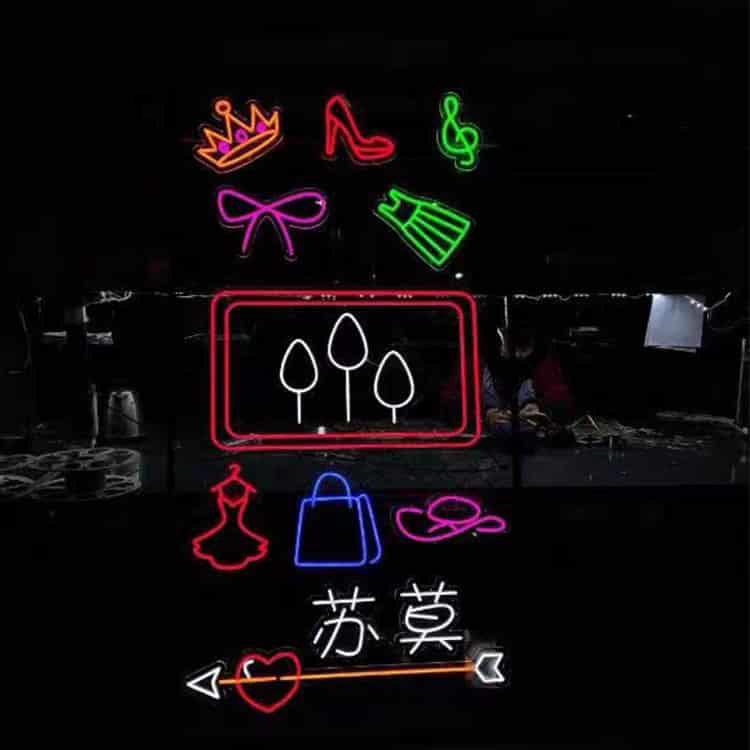 LED Neon Light Sign Interior Advertising Signage Board