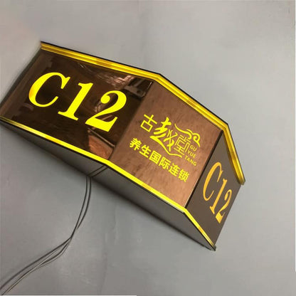 Numerica Led Sign LED Number Signage Illuminated Custom Modern Sign – TP Sign