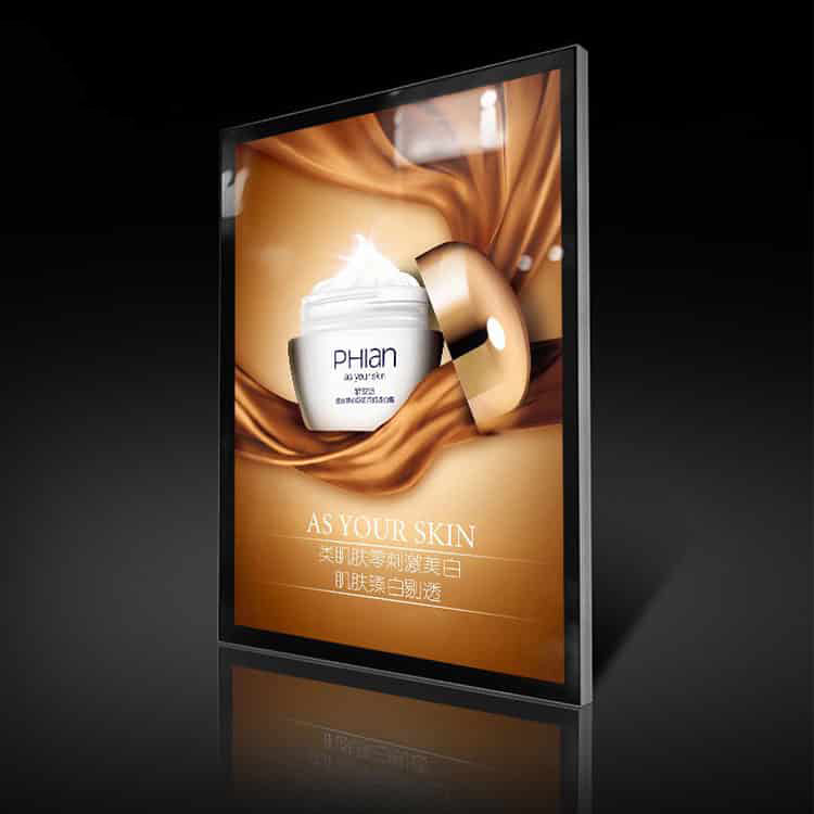 Magnetic Slim Light Box Lighting Poster Display Sign